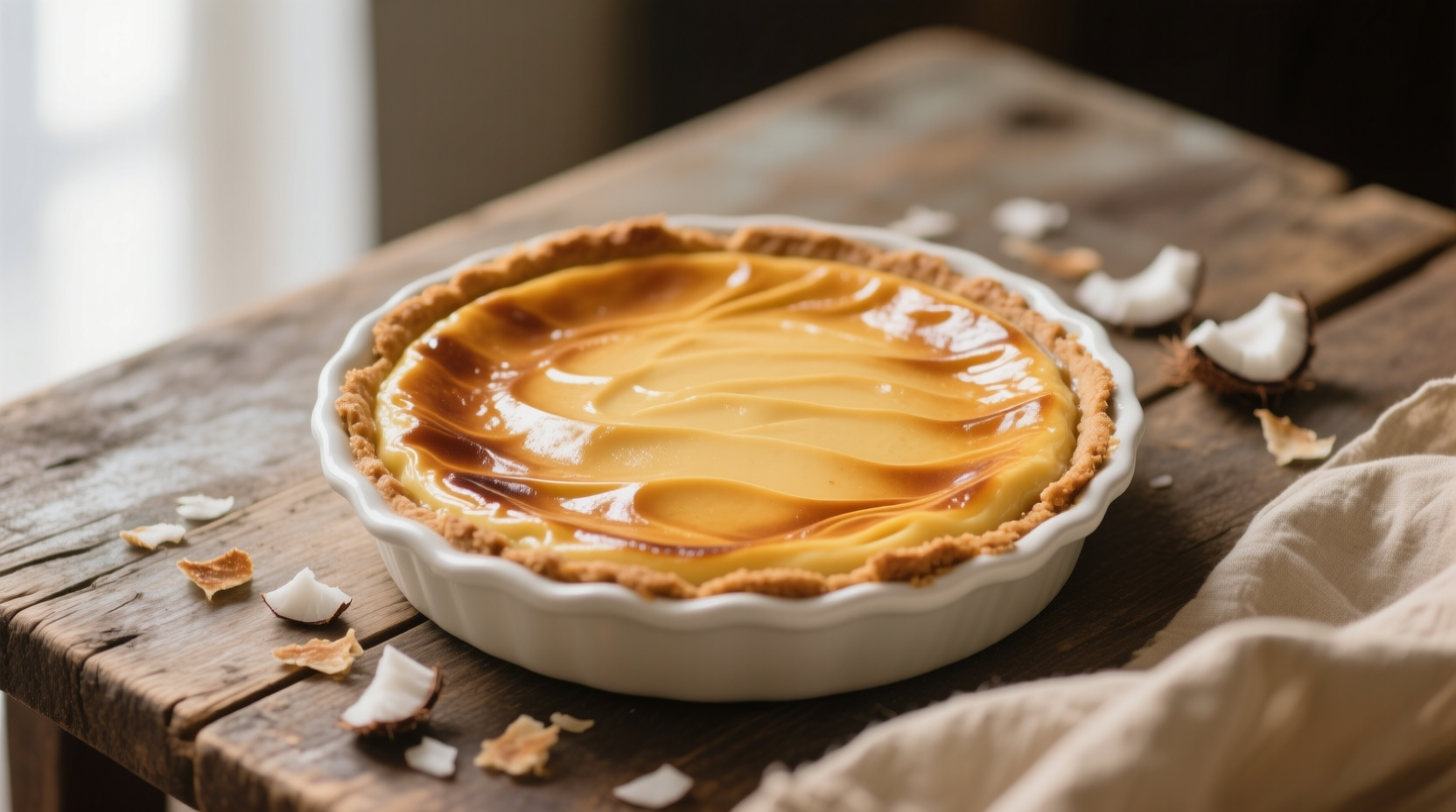 Crustless Coconut Pie Dessert Recipe: A Silky Classic Reimagined