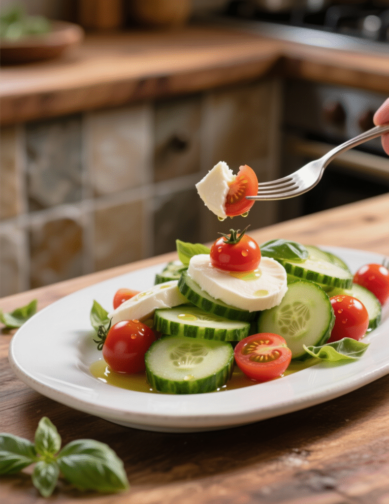 Cucumber Caprese Salad Recipe: A Fresh Twist on a Timeless Classic