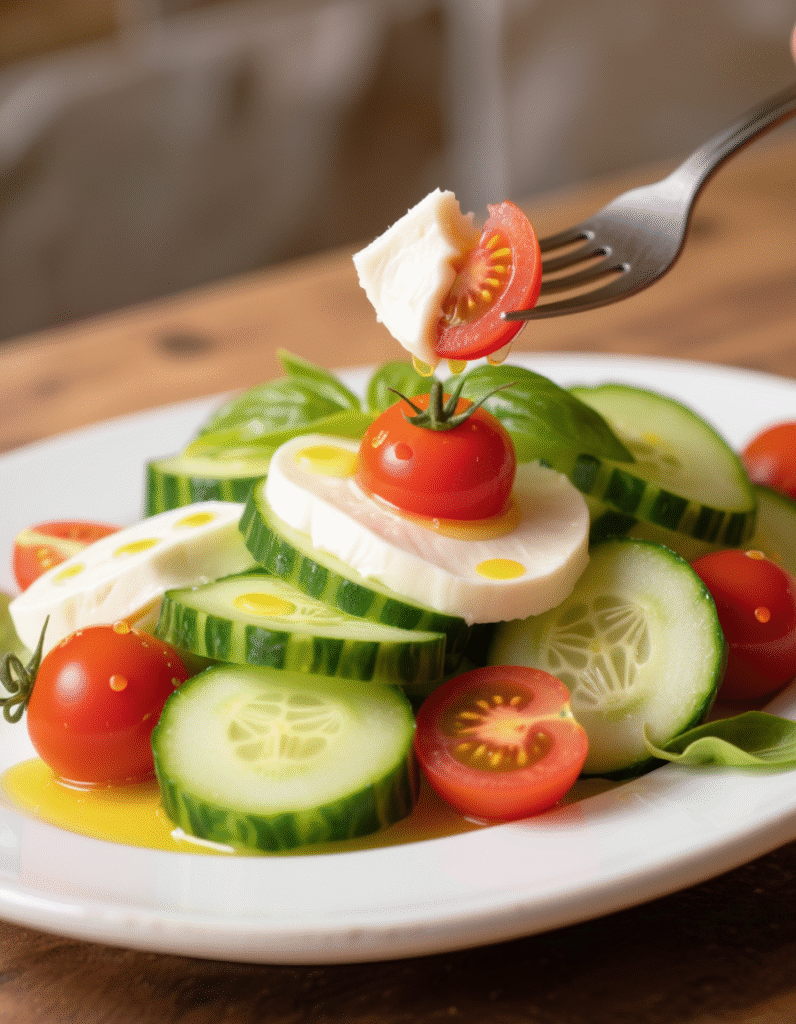 Cucumber Caprese Salad Recipe: A Fresh Twist on a Timeless Classic