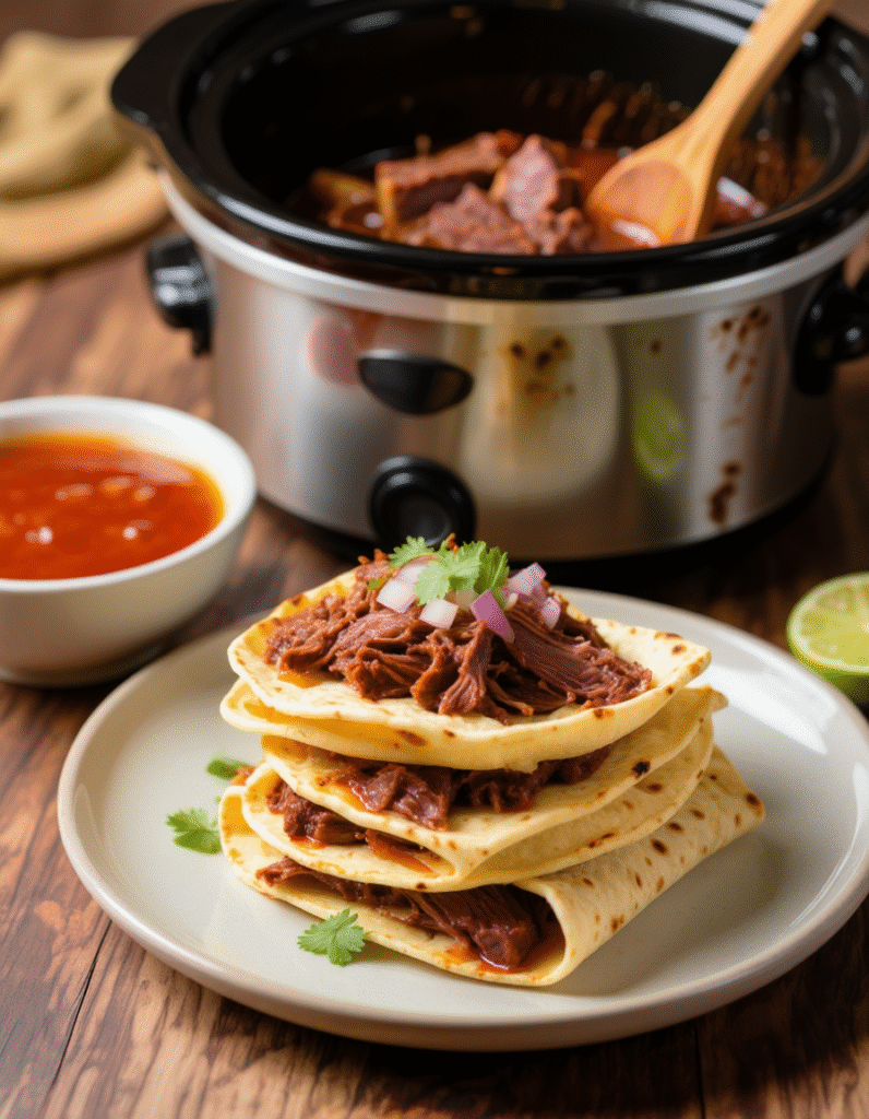 Crock Pot Birria Tacos Recipe: Slow-Cooked Brilliance with Depth and Fire