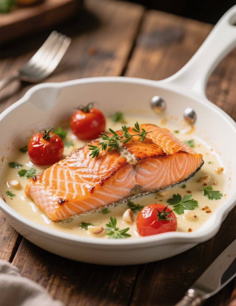 Marry Me Salmon – A Creamy & Flavorful One-Pan Recipe That Wins Every Time