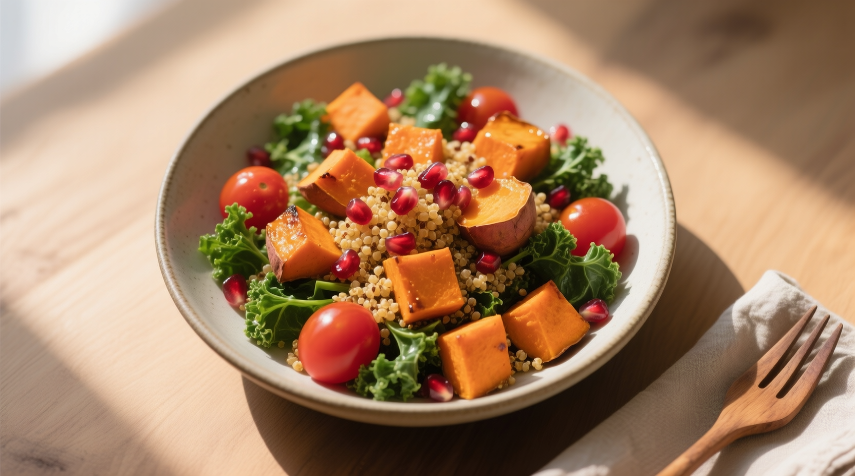Colorful Roasted Sweet Potato Quinoa Salad Recipe: A Powerhouse Dish for Flavor and Nutrition