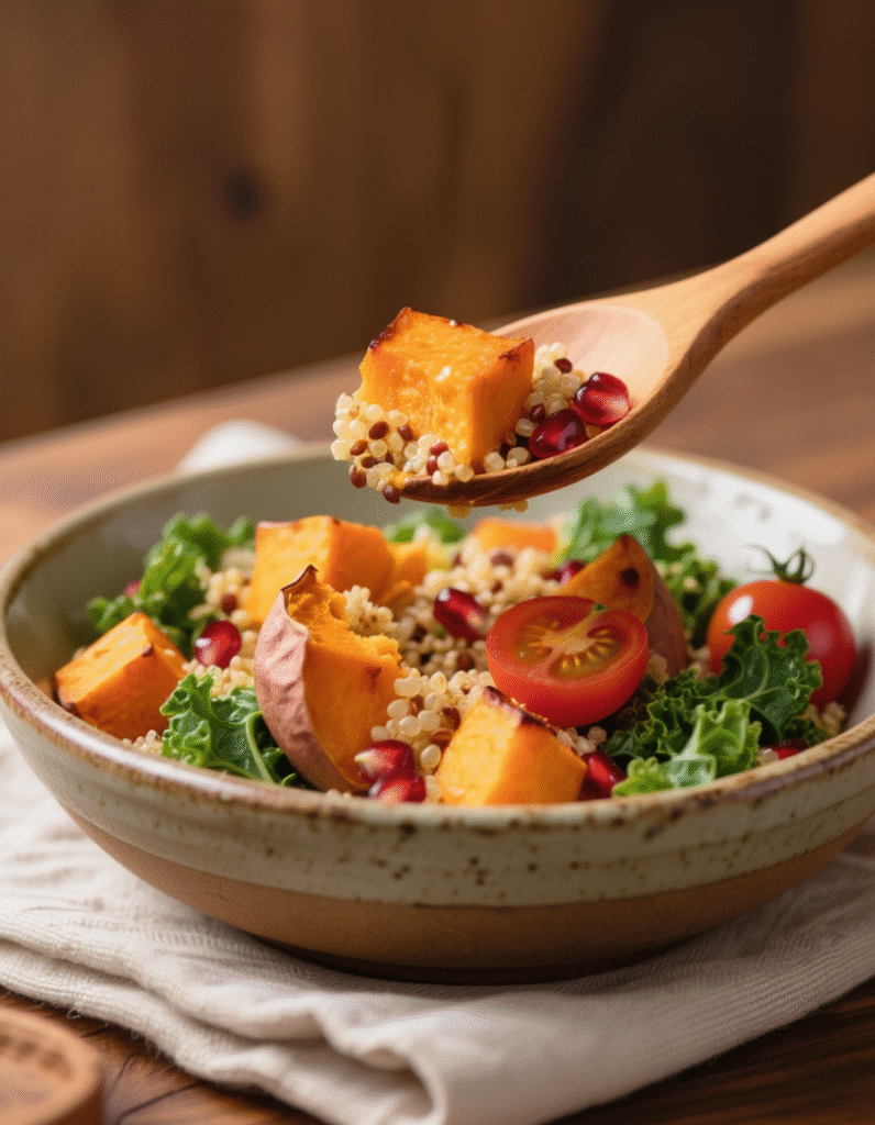 Colorful Roasted Sweet Potato Quinoa Salad Recipe: A Powerhouse Dish for Flavor and Nutrition