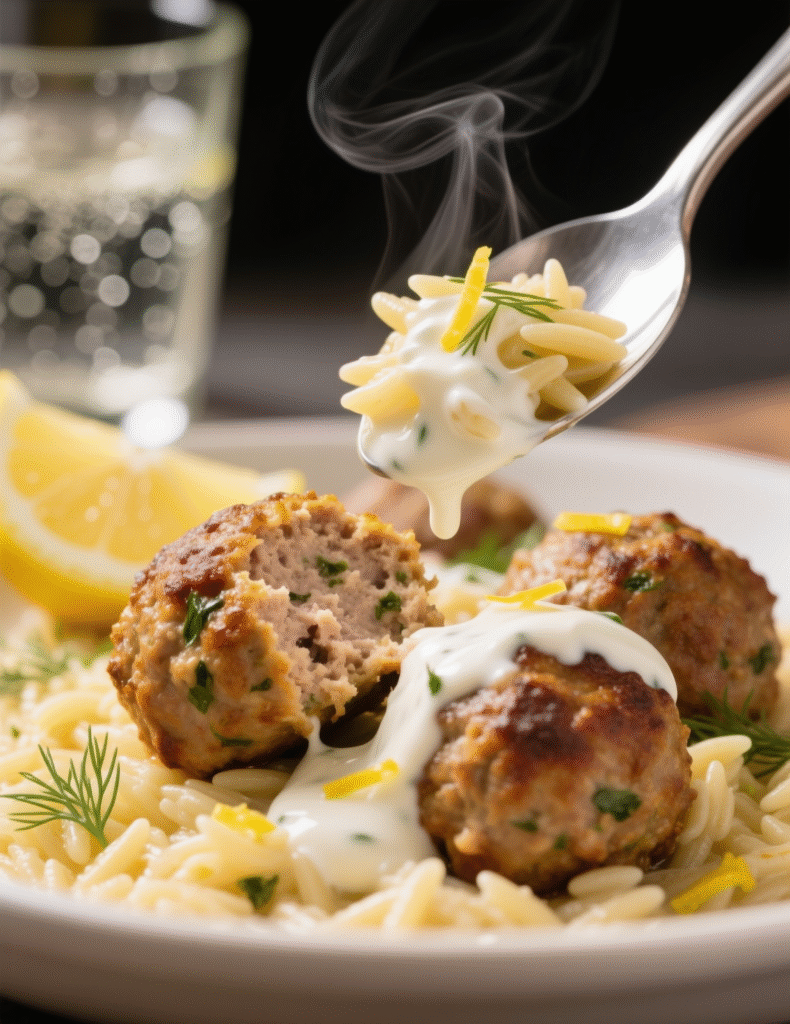 Greek Turkey Meatballs with Lemon Orzo & Creamy Feta Yogurt Sauce Recipe: A Culinary Deep Dive Greek Turkey Meatballs with Lemon Orzo & Creamy Feta Yogurt Sauce Recipe: A Culinary Deep Dive