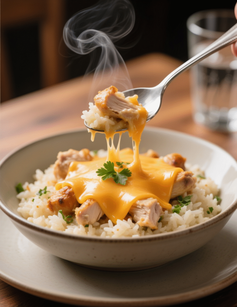 Slow Cooker Chicken and Cheesy Rice Recipe: Comfort Food Made Easy and Expert
