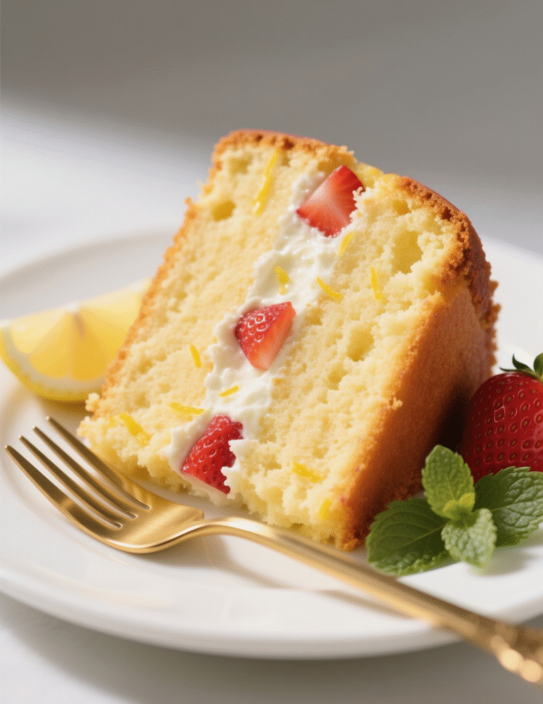 Soft Strawberry Lemon Ricotta Cake – Moist, Easy & Zesty Recipe