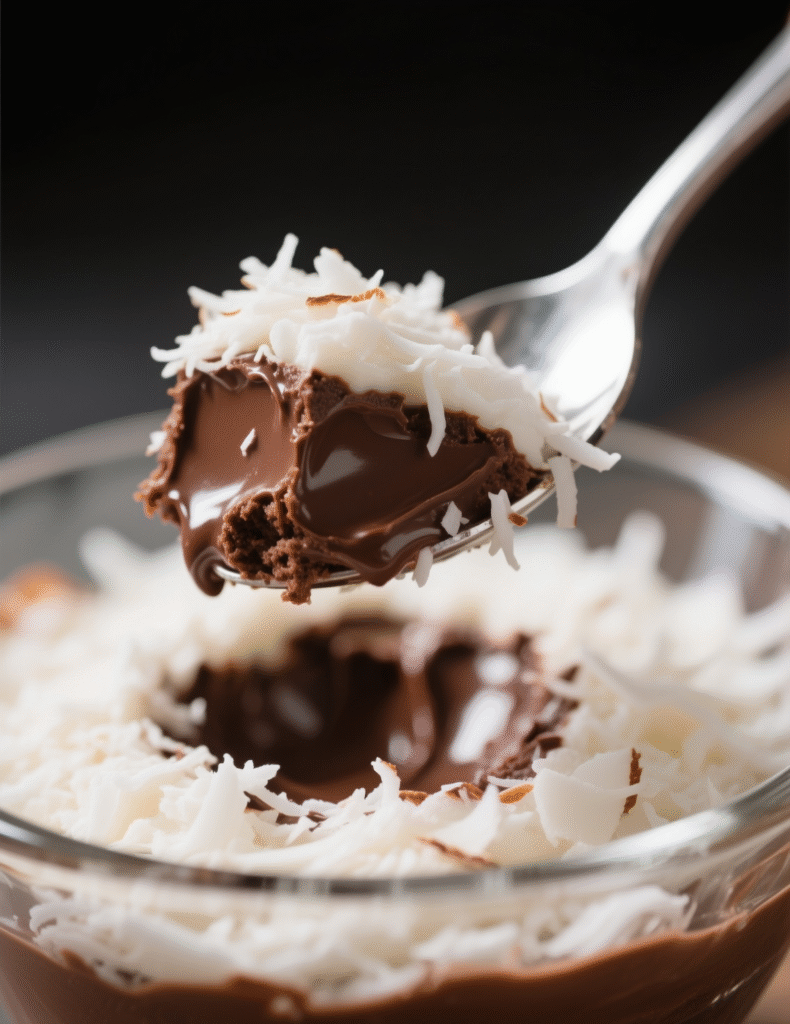 Midnight Cowboy Delight Dessert: No-Bake Coconut-Chocolate Pudding Recipe Midnight Cowboy Delight Dessert: No-Bake Coconut-Chocolate Pudding Recipe
