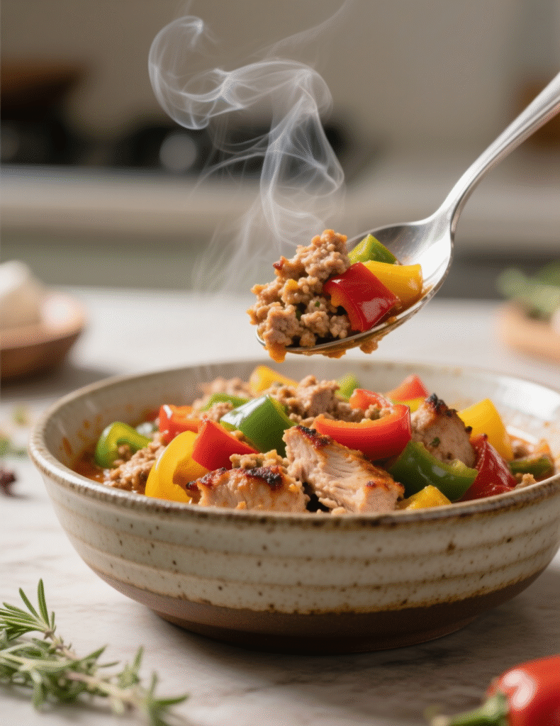 Ground Turkey and Peppers: A Flavorful, Healthy, and Quick Meal Recipe Ground Turkey and Peppers: A Flavorful, Healthy, and Quick Meal Recipe