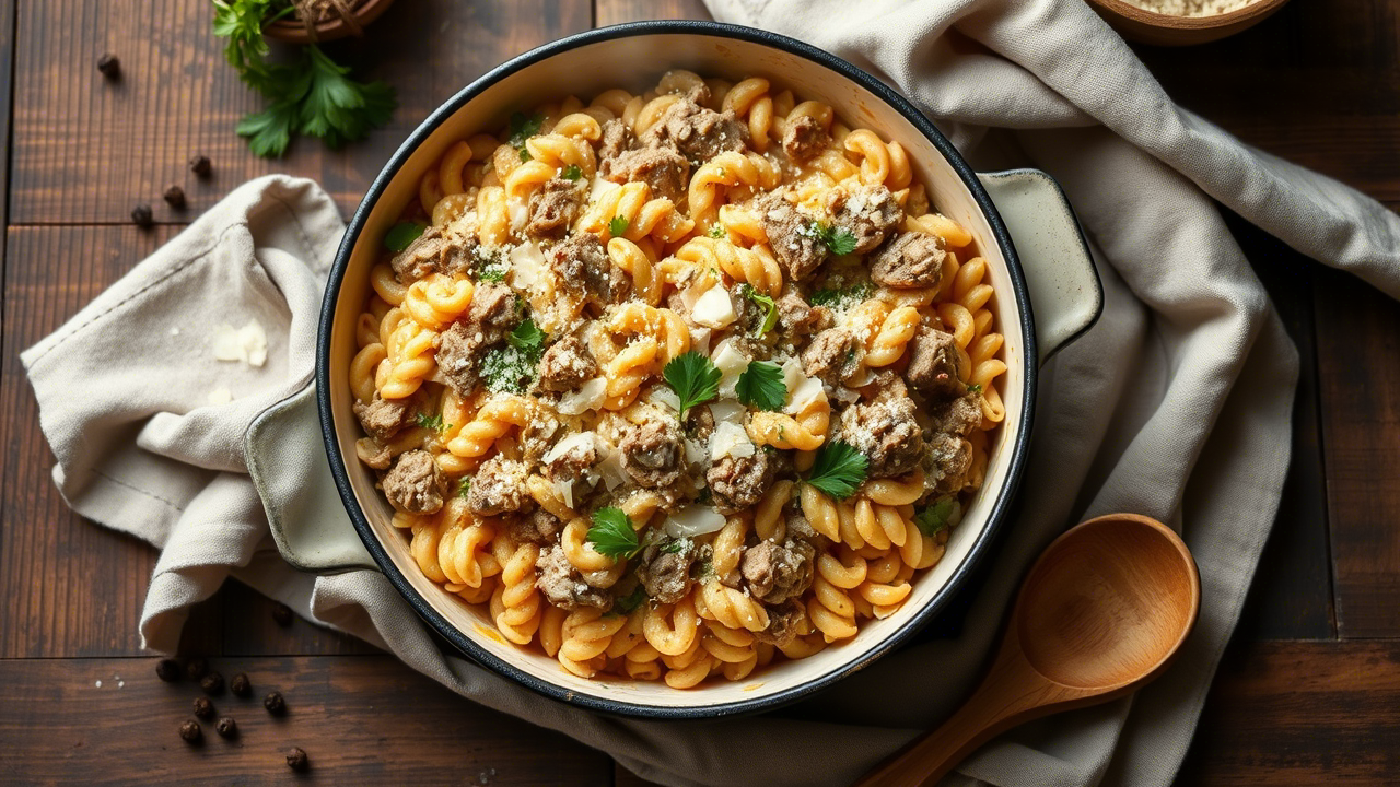 One-Pot Creamy Ground Beef and Orzo: The Comfort Dish Chefs Secretly Love