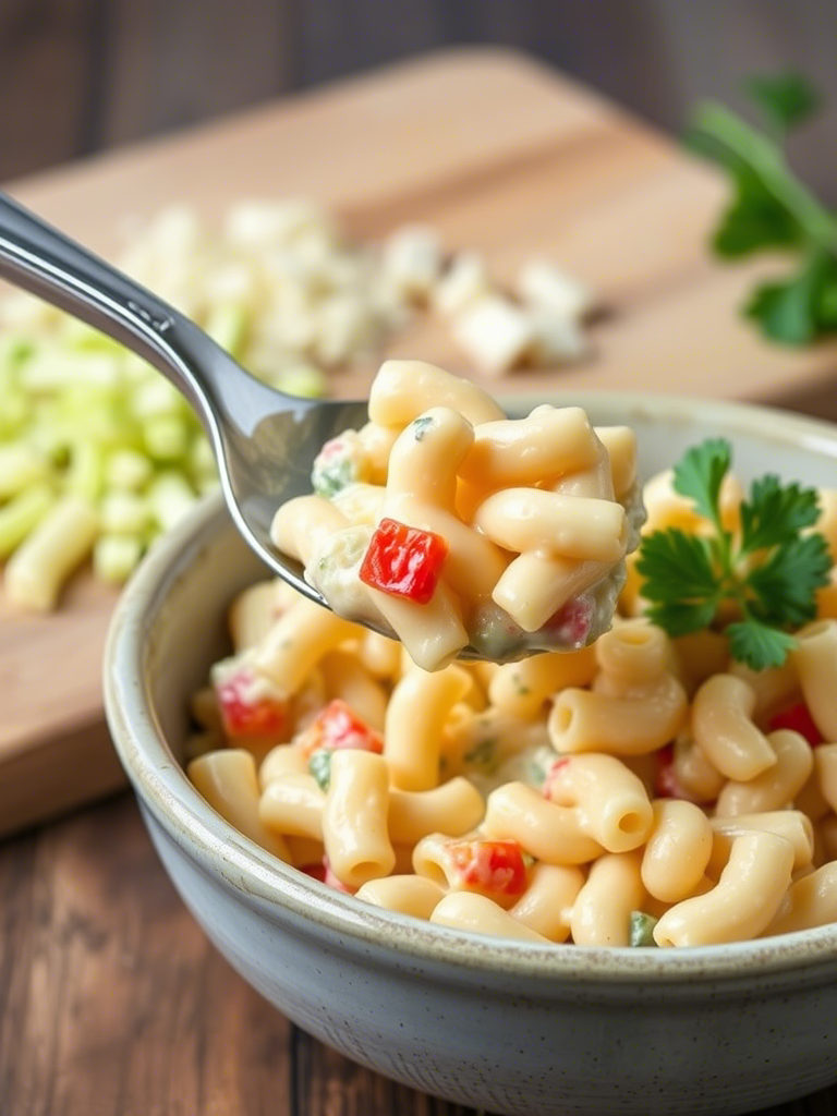 Guy Fieri’s Creamy Classic Macaroni Salad – A Must-Try Twist! Guy Fieri’s Creamy Classic Macaroni Salad – A Must-Try Twist!