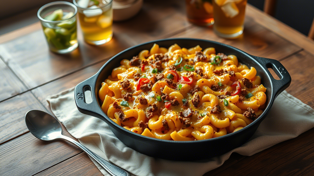 Ultimate One-Pot Macaroni Cheeseburger Skillet: The Comfort Classic Reinvented