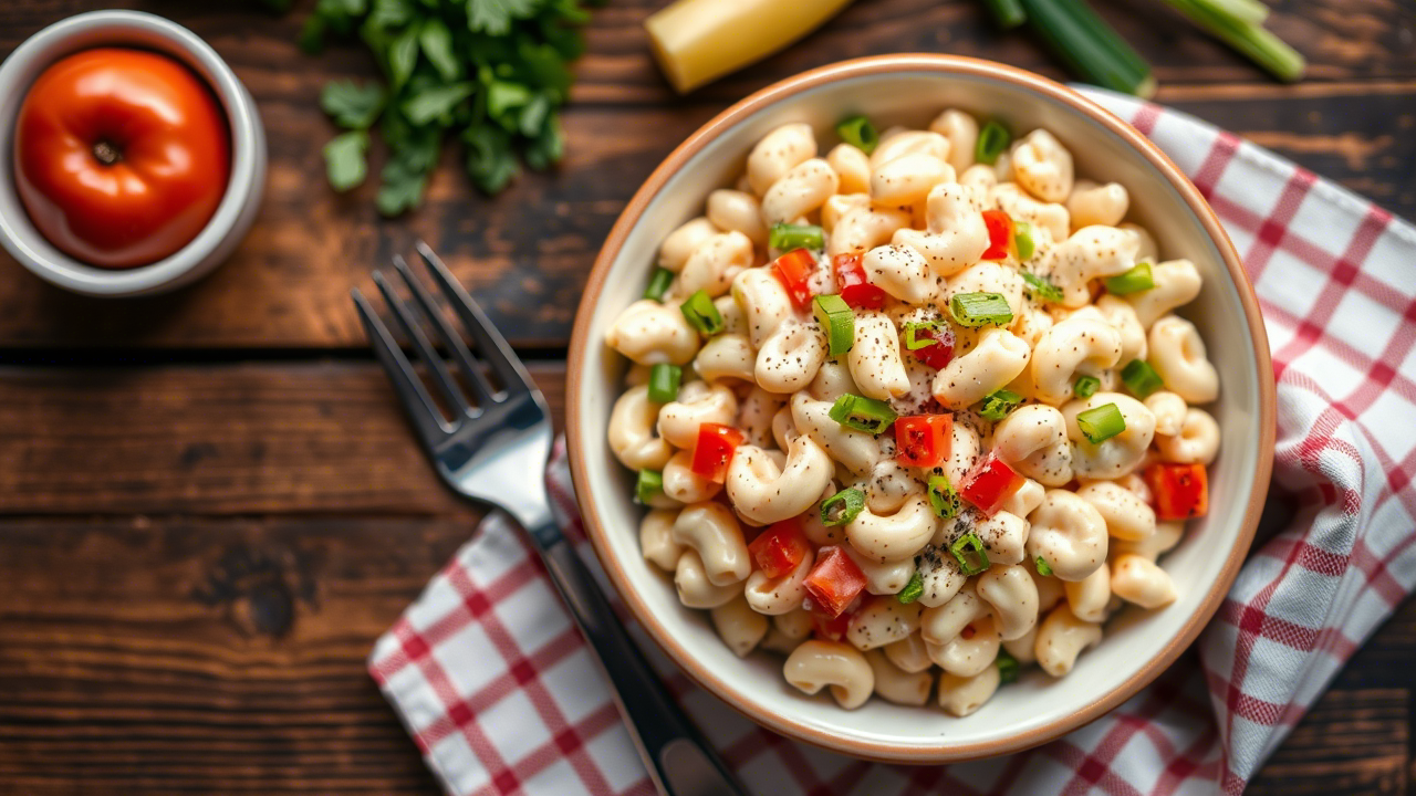 Guy Fieri’s Creamy Classic Macaroni Salad – A Must-Try Twist!