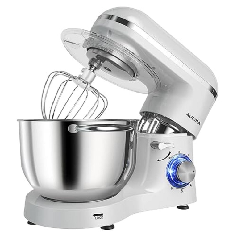 Aucma Stand Mixer,6.5-QT 660W 6-Speed