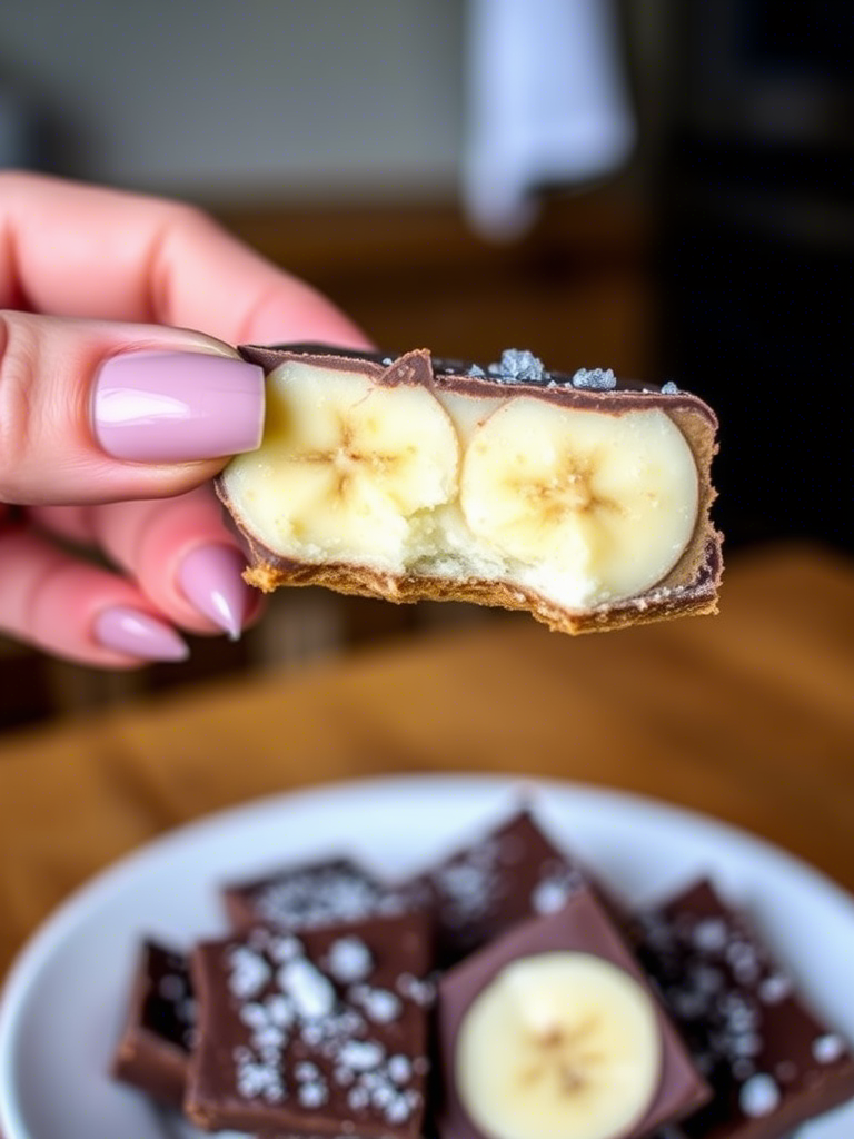 Frozen Banana Bark with Peanut Butter & Dark Chocolate Drizzle: A Game-Changer in Healthy Snacking Frozen Banana Bark with Peanut Butter & Dark Chocolate Drizzle: A Game-Changer in Healthy Snacking