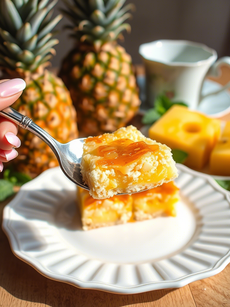 Tropical Pineapple Bliss Bars – Sweet Treats with Buttery Shortbread Tropical Pineapple Bliss Bars – Sweet Treats with Buttery Shortbread
