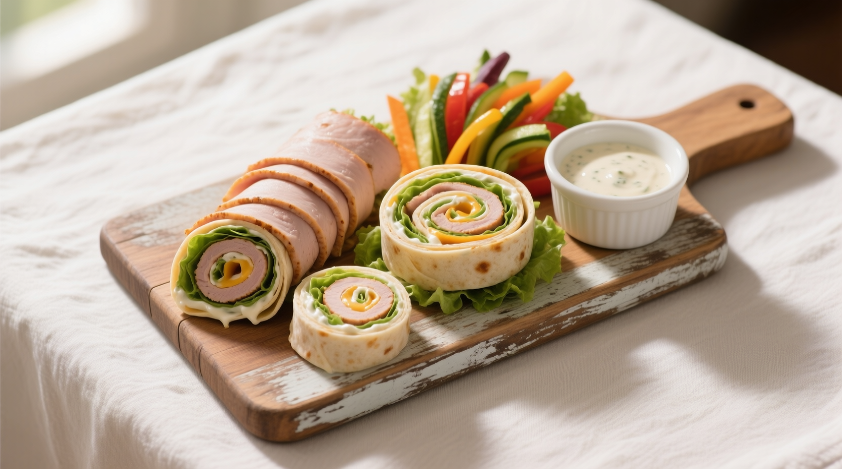 Quick Sandwiches & Wraps: Turkey Ranch Roll-Ups and Pinwheels Recipe Guide