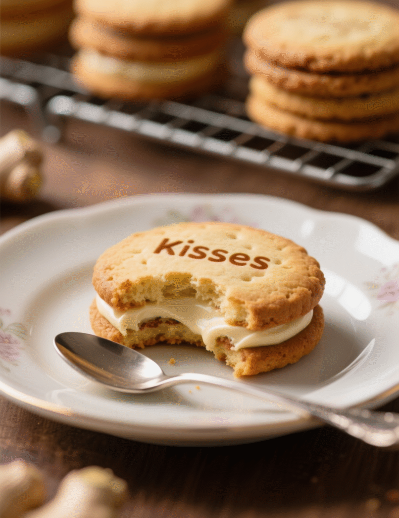 Ginger Kisses Biscuits – Soft, Spiced & Cream-Filled Delights Recipe Ginger Kisses Biscuits – Soft, Spiced & Cream-Filled Delights Recipe
