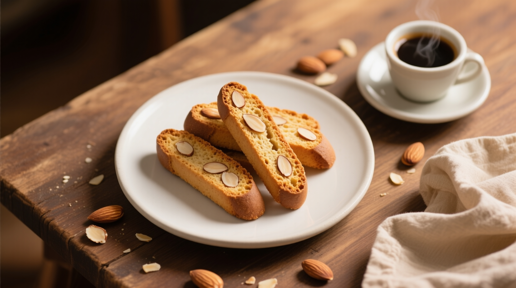 Almond Biscotti – Classic Crunchy Italian Cookie Recipe
