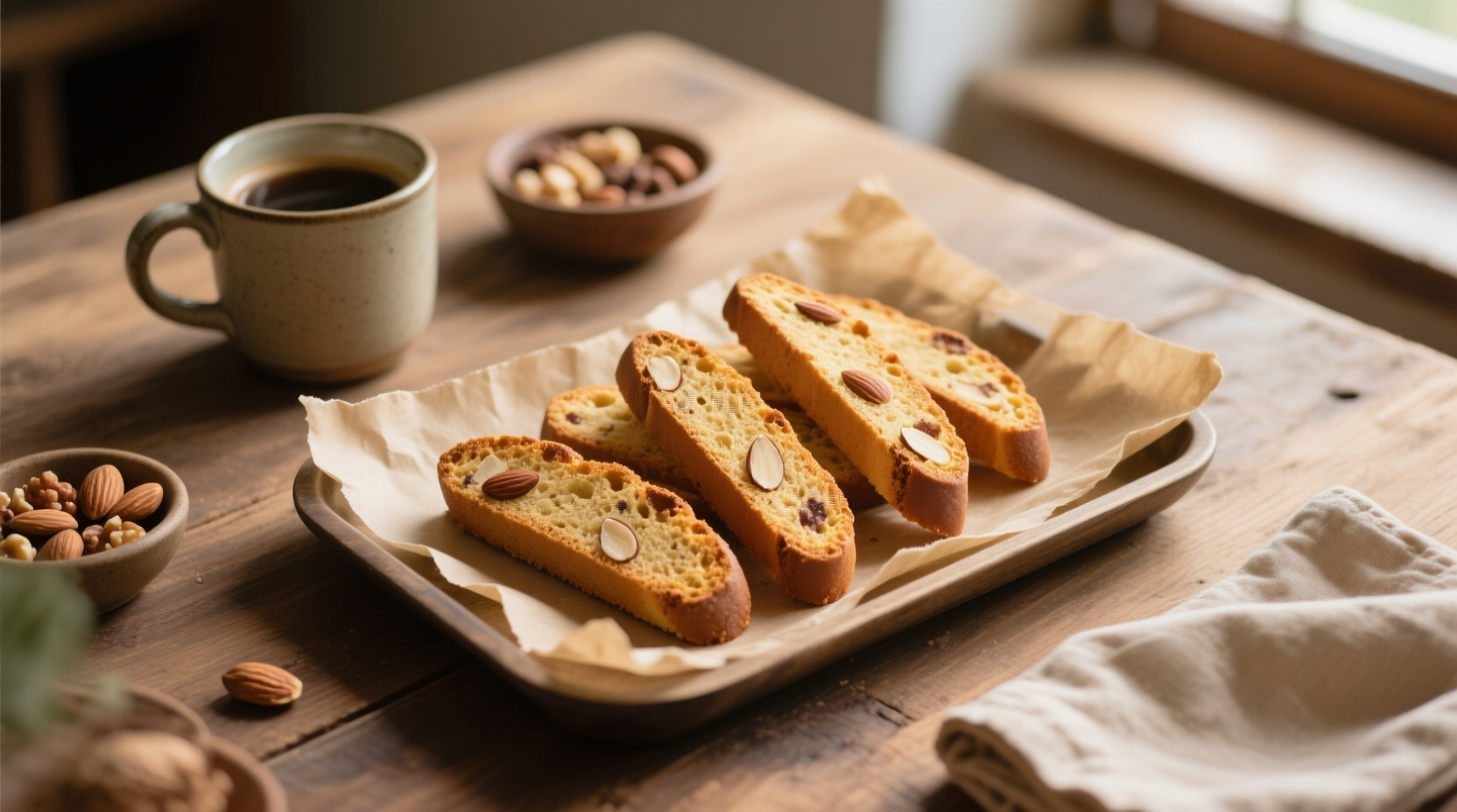Easy Biscotti (No Eggs) Recipe - Crunchy, Flavorful & Dairy-Free Option