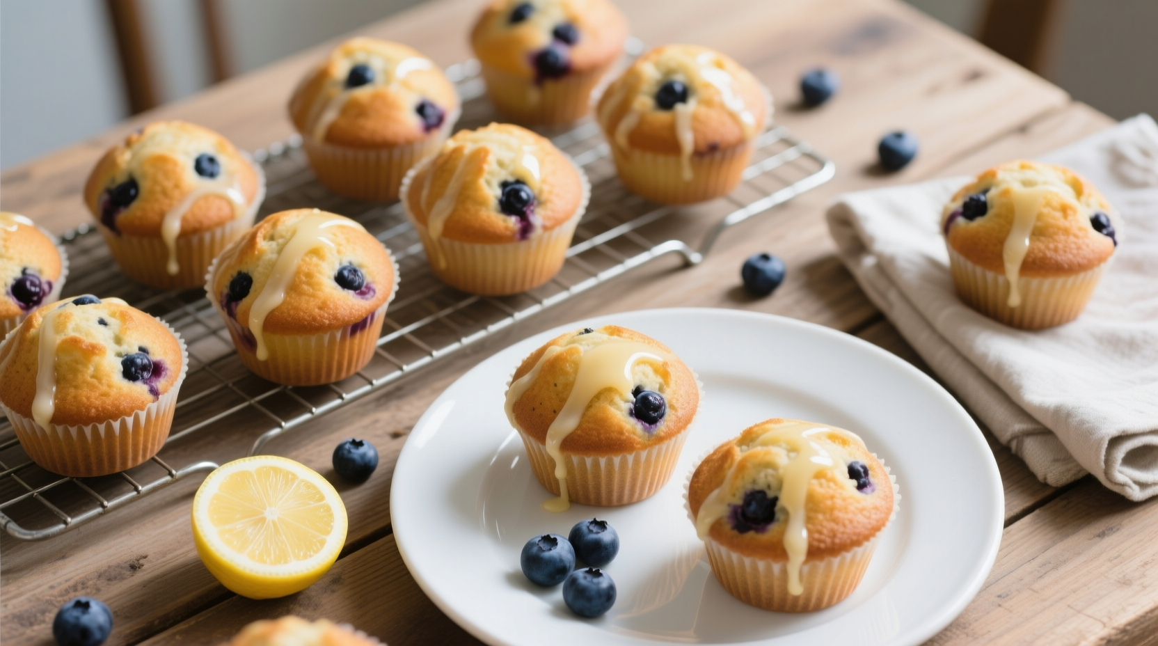 Blueberry Muffins with Lemon Glaze Recipe: A Professional Guide to Perfect Flavor and Texture