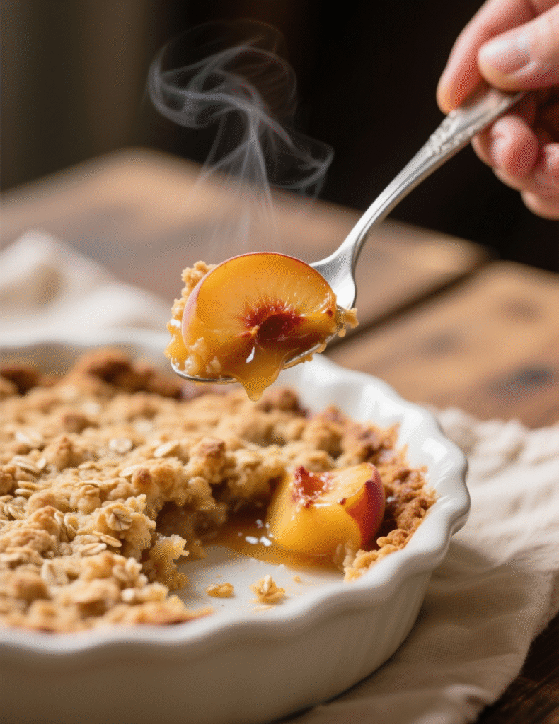 Amazing Peach Crisp with Fresh Peaches Recipe