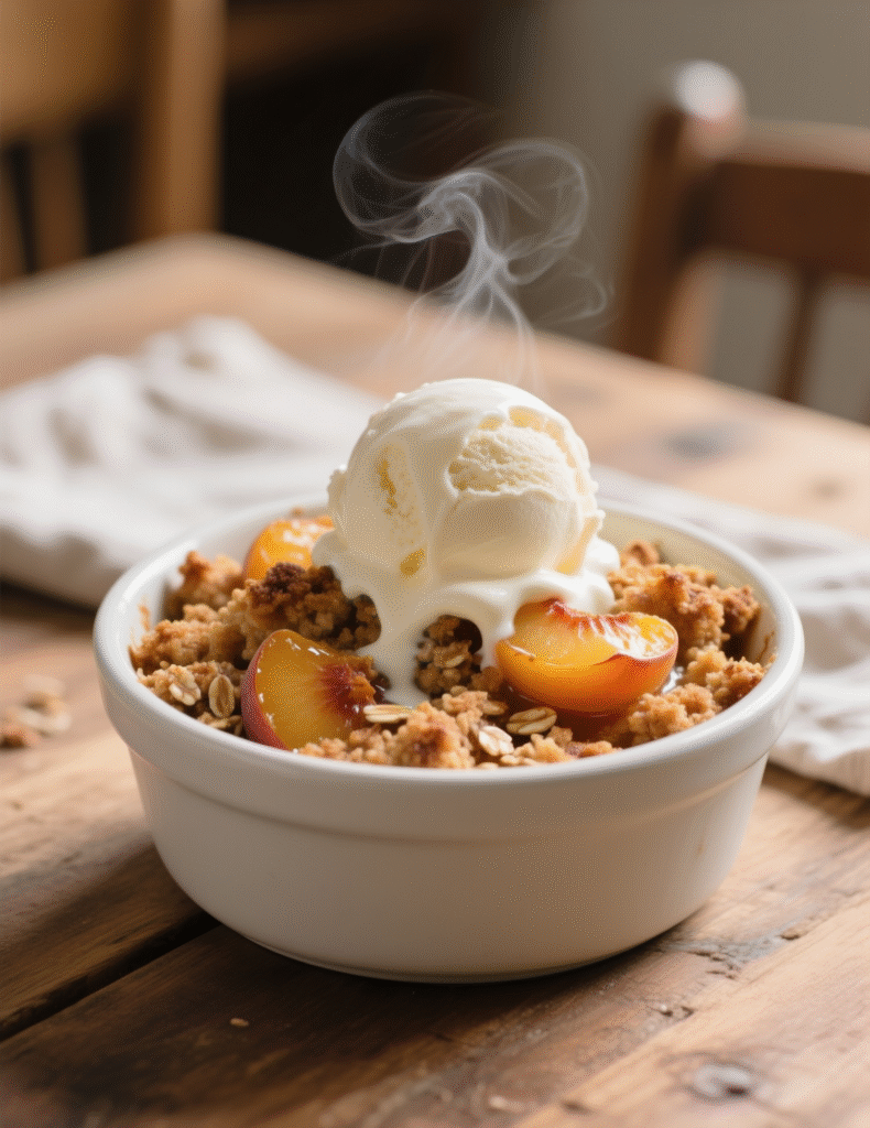 Amazing Peach Crisp with Fresh Peaches Recipe