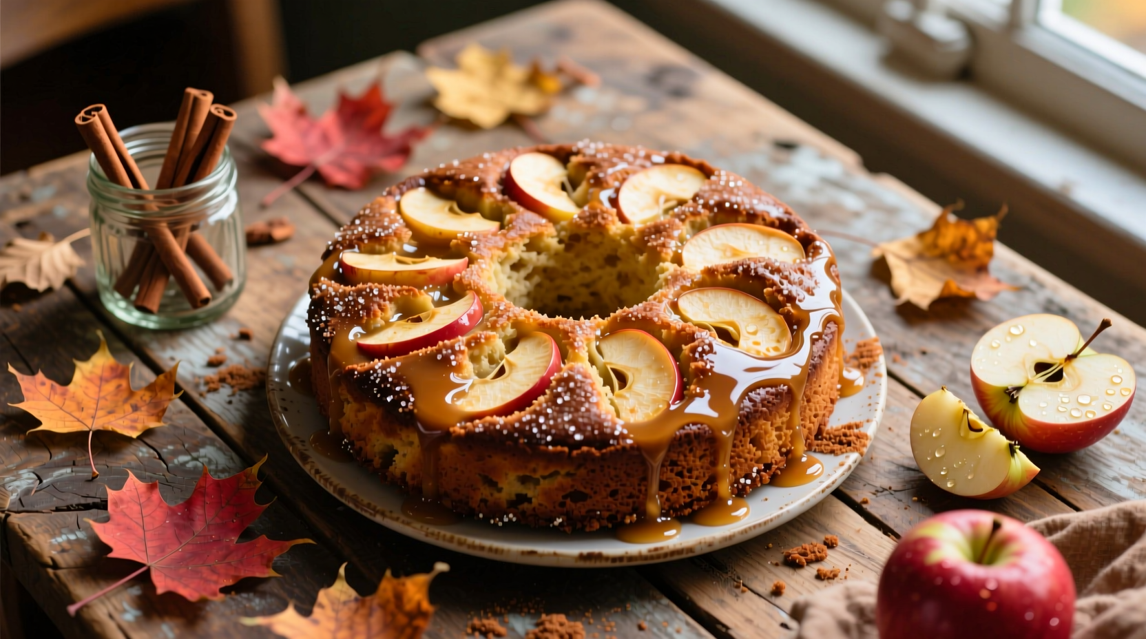 Cozy Apple Coffee Cake with Apple Cider Glaze: A Fall Baking Essential
