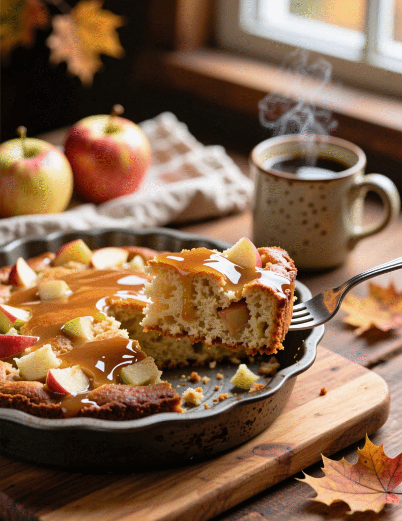 Cozy Apple Coffee Cake with Apple Cider Glaze: A Fall Baking Essential