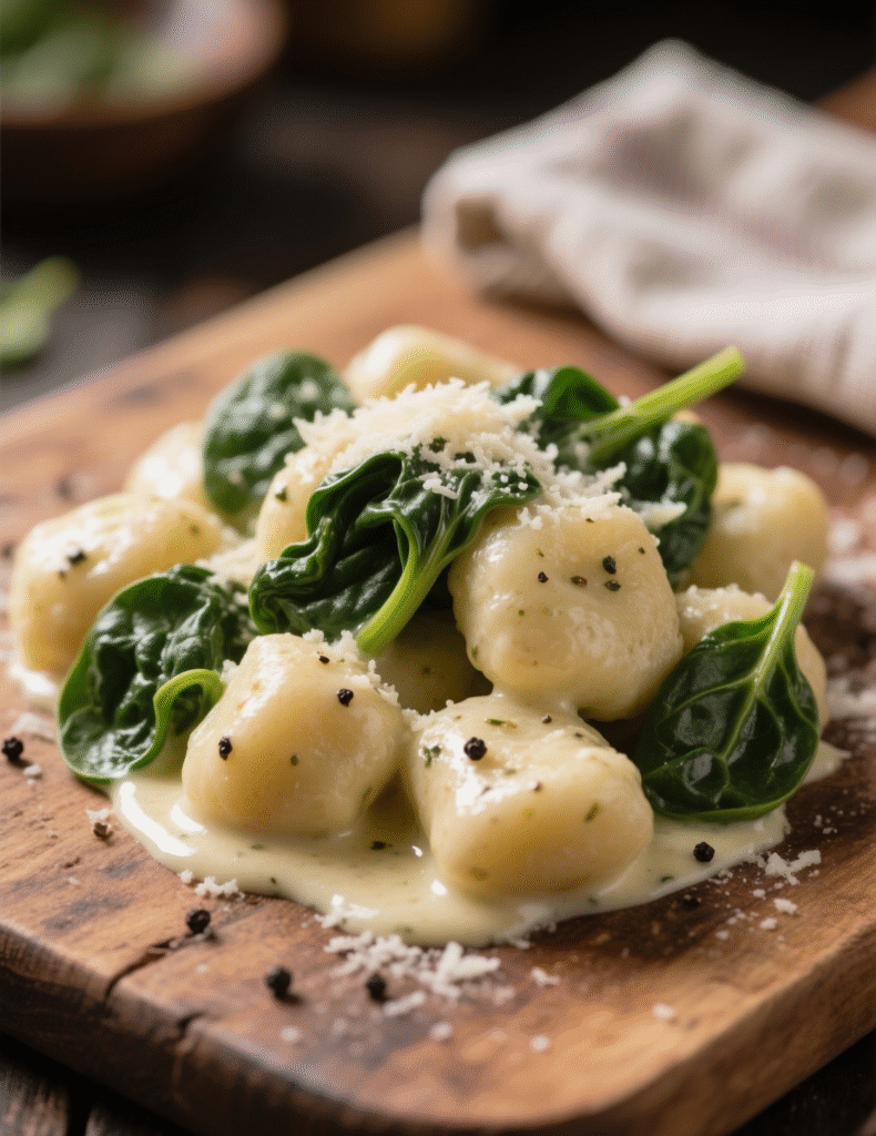 Creamy Garlic Spinach Gnocchi Recipe: A Gourmet Twist on Classic Comfort Creamy Garlic Spinach Gnocchi Recipe: A Gourmet Twist on Classic Comfort