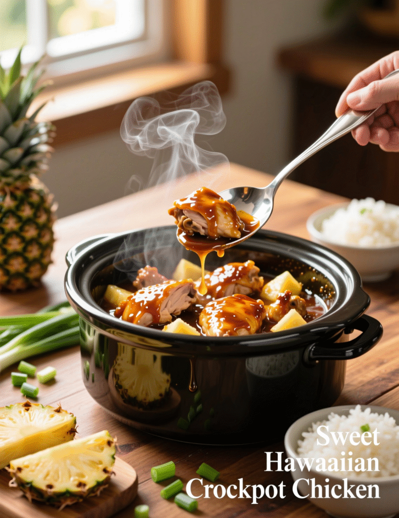 Sweet Hawaiian Crockpot Chicken Recipe: Juicy, Flavor-Packed, and Effortless