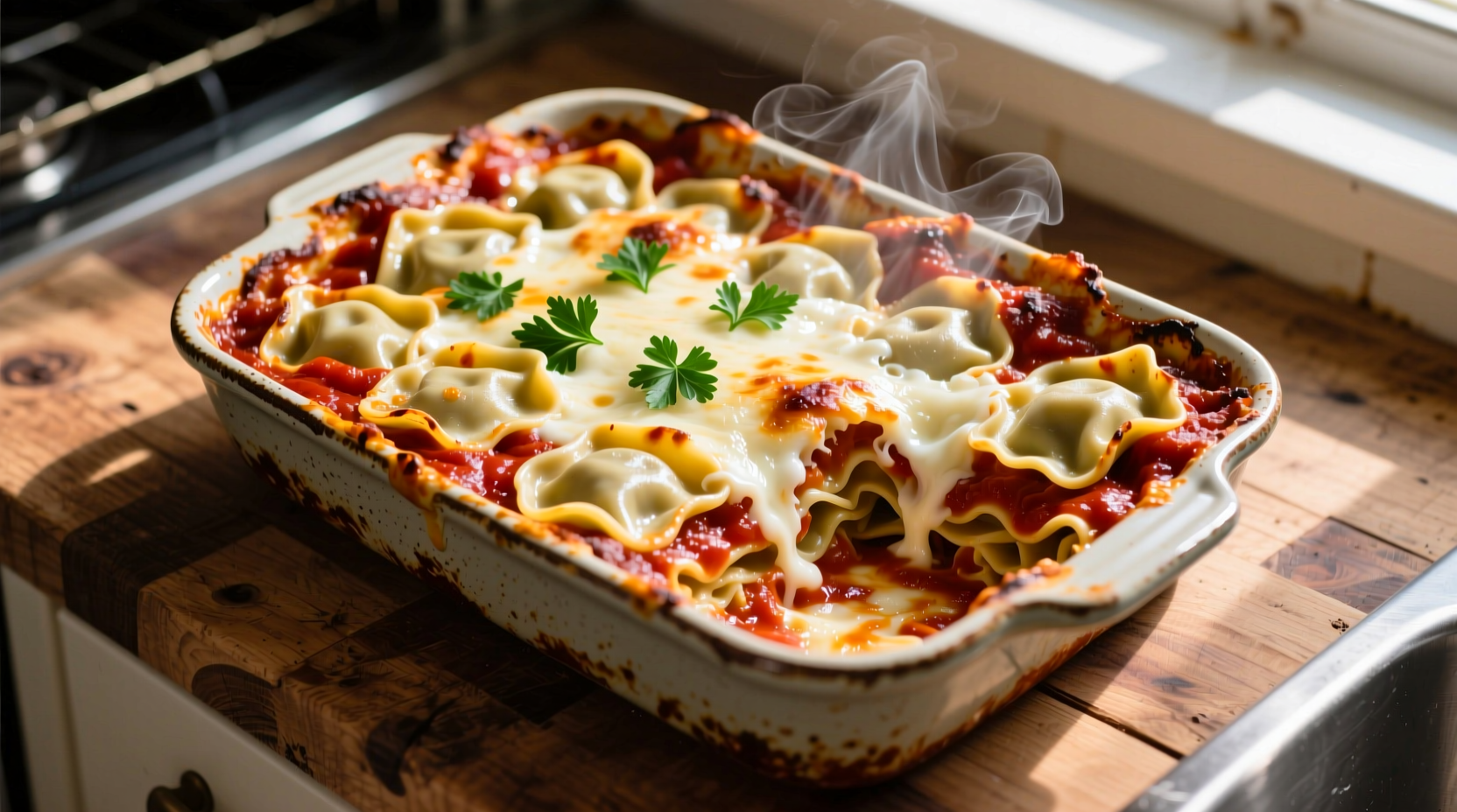 Hearty Lazy Ravioli Lasagna Bake Recipe for 6 Servings: An Expert Guide