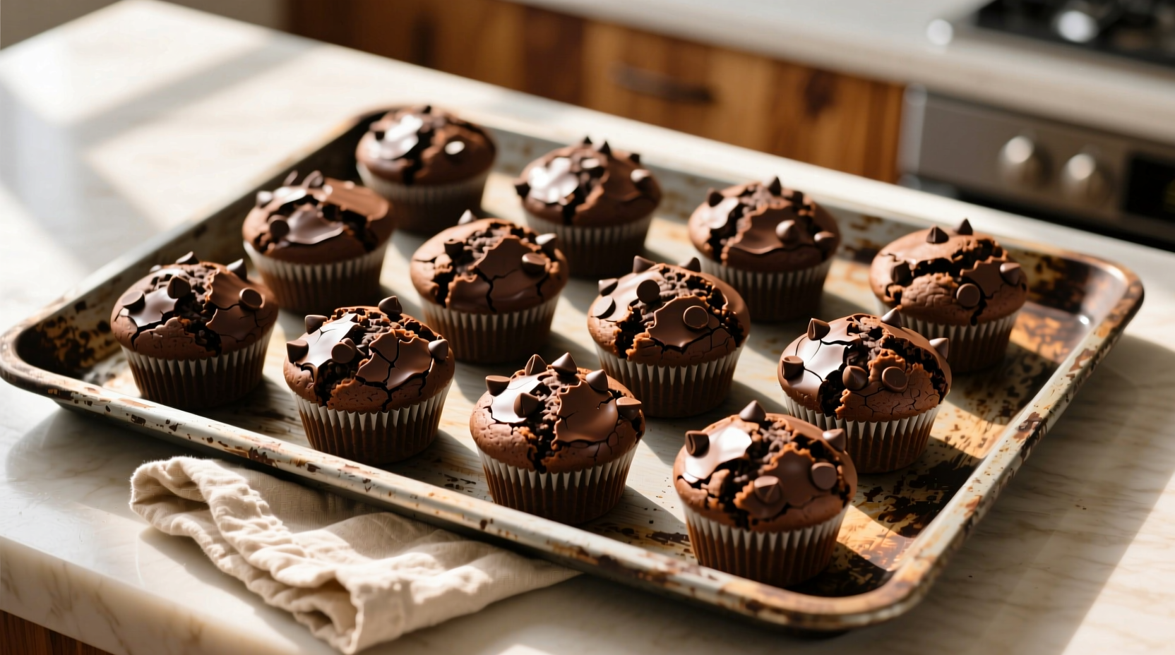 Delicious Chocolate Protein Muffins Recipe | 12 Servings