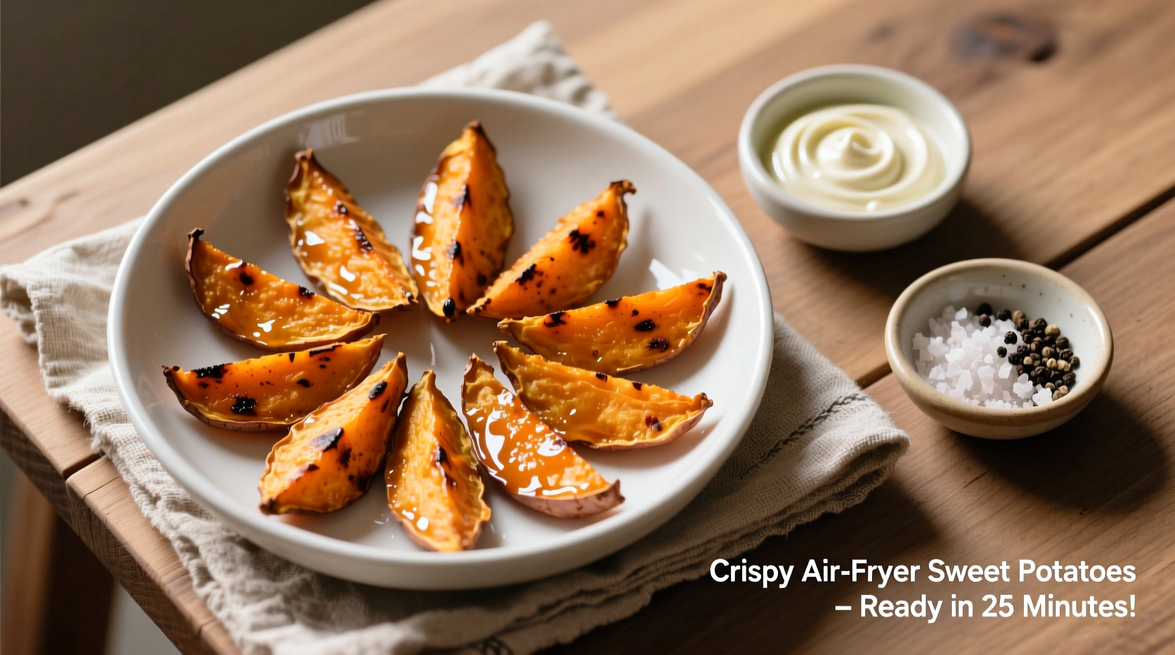 Air Fryer Sweet Potatoes Recipe (4 Servings) – Crispy, Golden, and Perfect Every Time