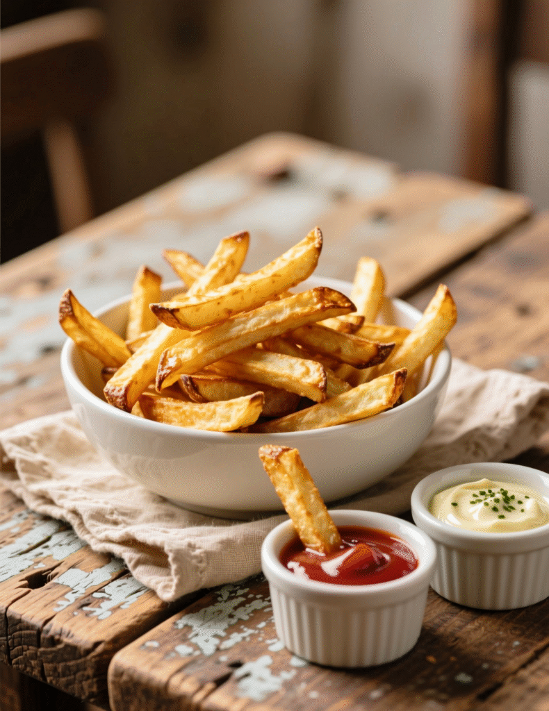 Easy Air Fryer French Fries Recipe for 4 Servings