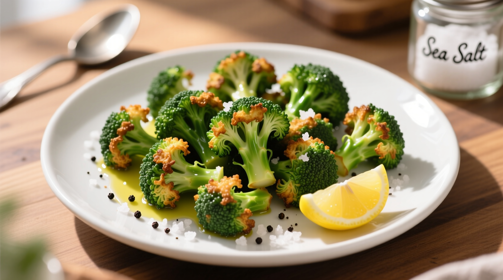 Crispy Air Fryer Broccoli Recipe (4 Servings)