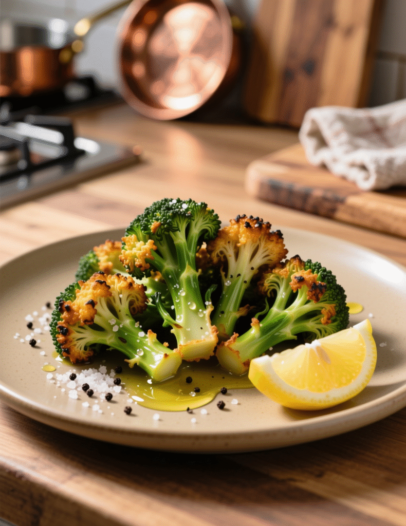 Crispy Air Fryer Broccoli Recipe (4 Servings)