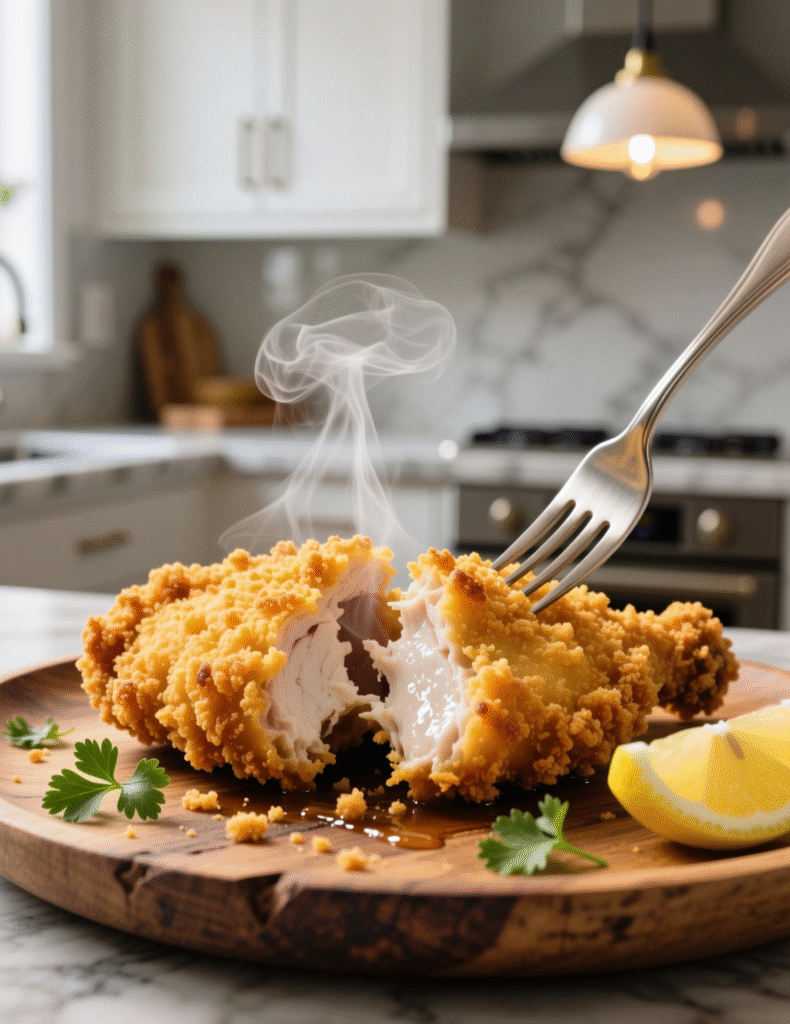 Crispy Air Fryer Breaded Chicken Breast Recipe (2 Servings)