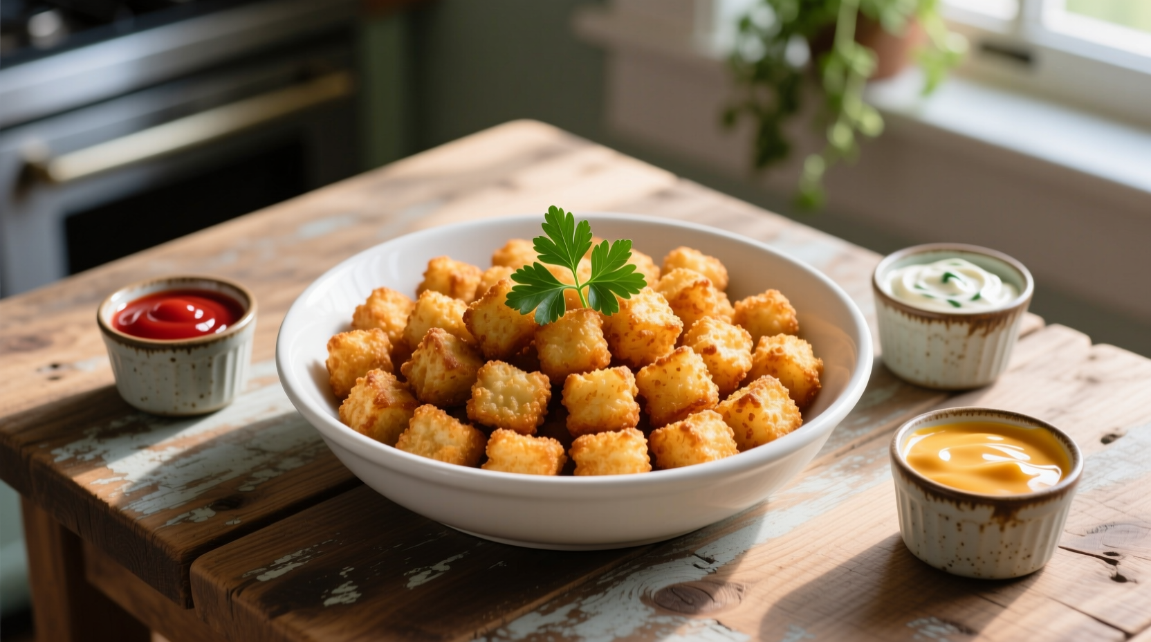 Easy Air Fryer Tater Tots Recipe (4 Servings)