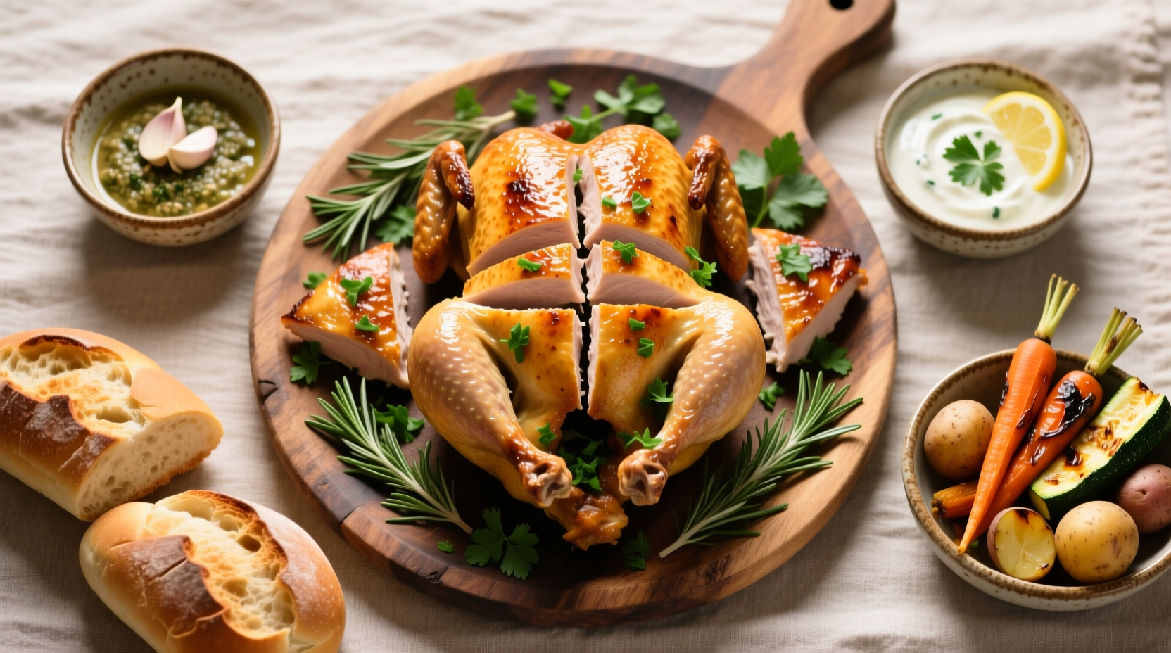 Quick and Easy Rotisserie Chicken Recipe for 4 Servings