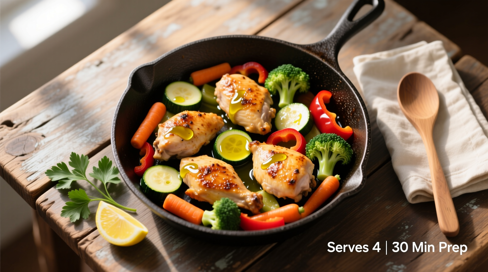 Chicken and Vegetables Skillet Recipe for 4 Servings: A Professional Guide