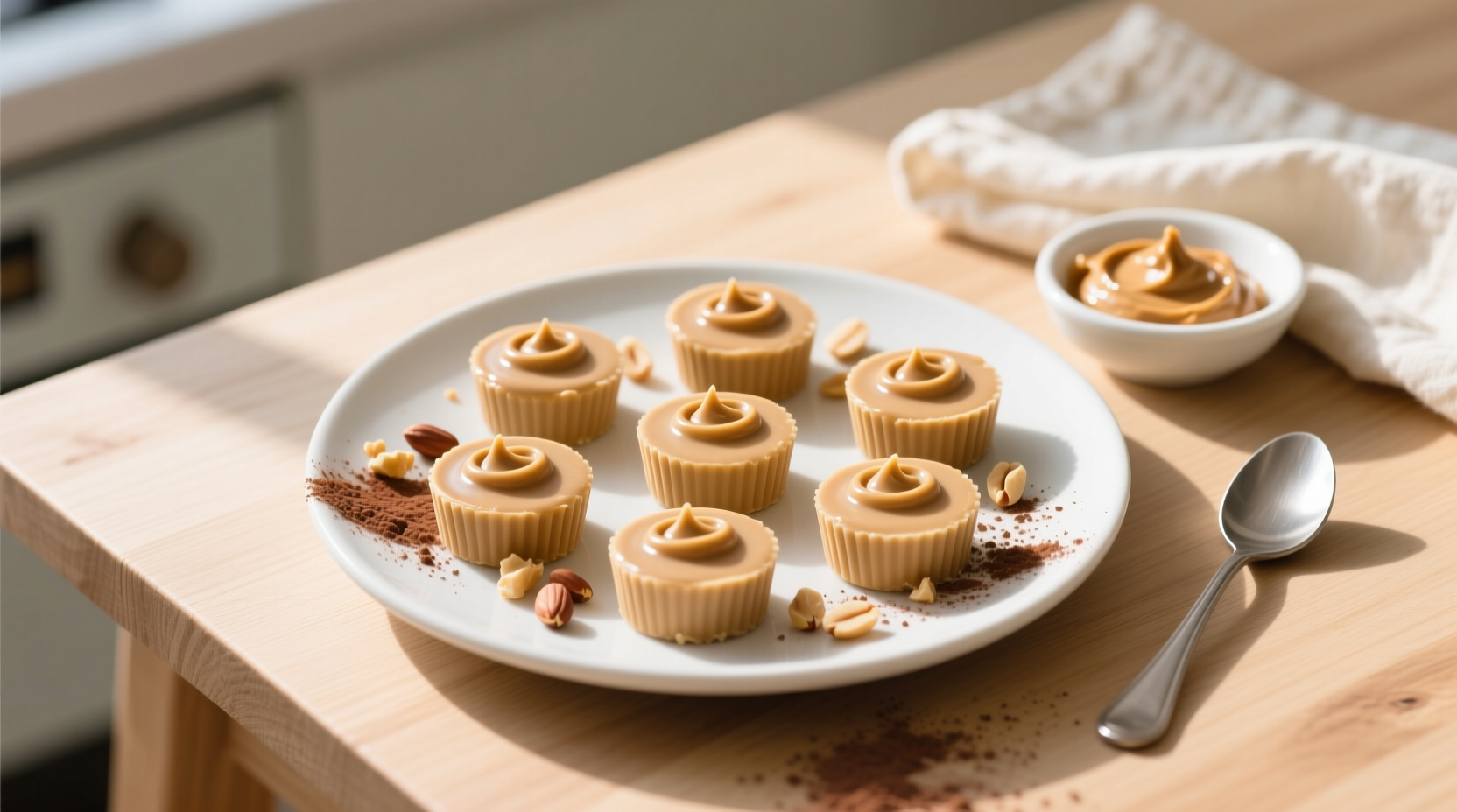 High Protein Frozen Peanut Butter Greek Yogurt Bites Recipe (6 Servings) – A Perfectly Balanced Treat