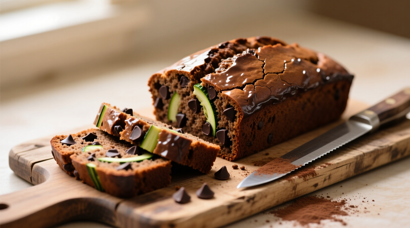 Chocolate Zucchini Bread Recipe That’s Fudgy, Moist & Easy to Make (12 Servings)