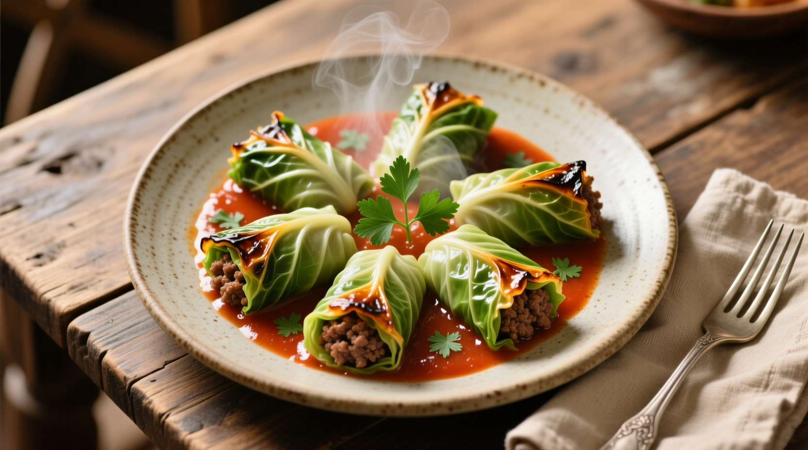Cabbage Rolls with Ground Beef Filling Recipe: A Classic Comfort for 6 Servings