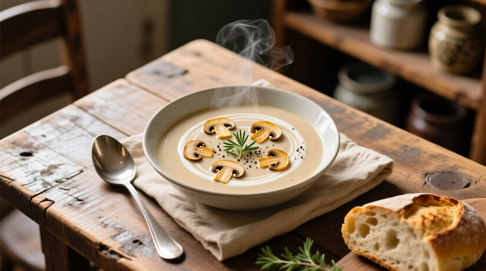 Creamy Mushroom Soup Recipe (4 Servings): A Chef’s Guide to Perfection