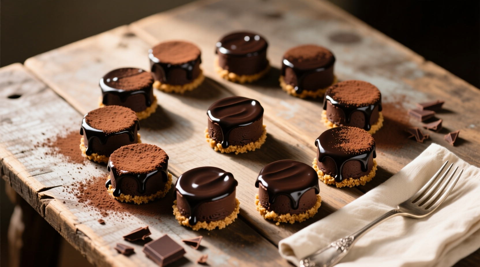 Mini Chocolate Cheesecake Bites Recipe – 12 Servings of Decadent Delight