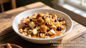 Caramel Apple Puppy Chow Recipe: A Sweet Twist for 6 Servings