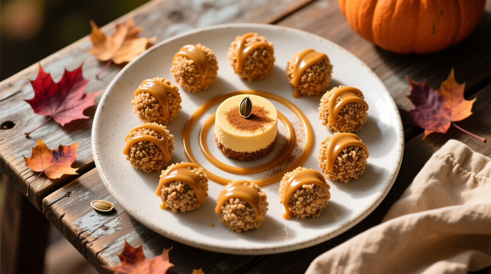No Bake Pumpkin Cheesecake Balls Recipe: 12 Servings of Autumn Bliss