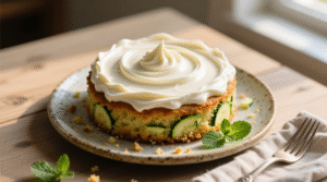 Moist & Decadent Zucchini Cake with Cream Cheese Frosting Recipe for 6 Servings