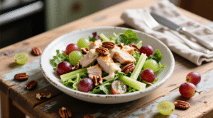 Irresistible Chicken Salad with Grapes and Pecans Recipe for 6 Servings