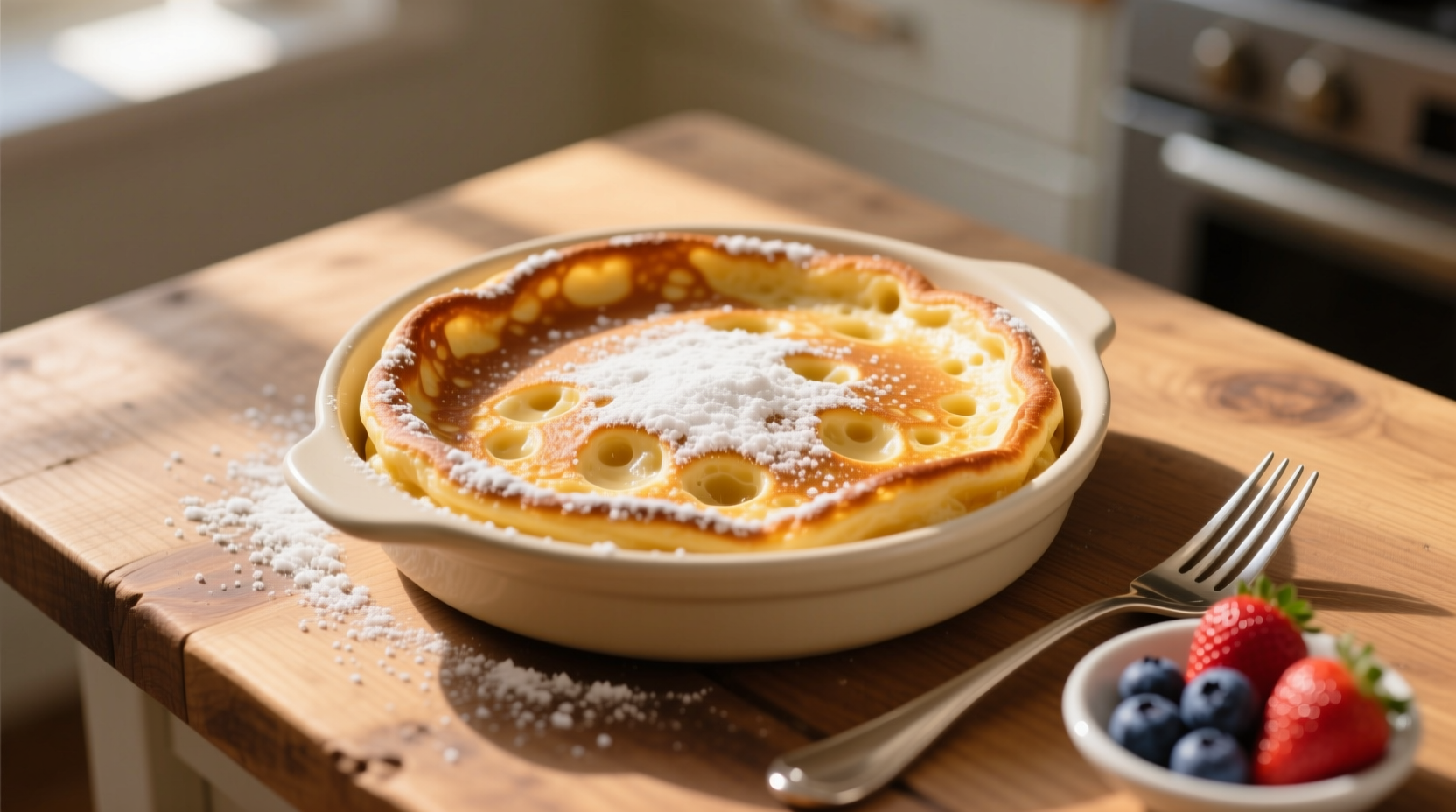Baked German Pancake Recipe (8 Servings)